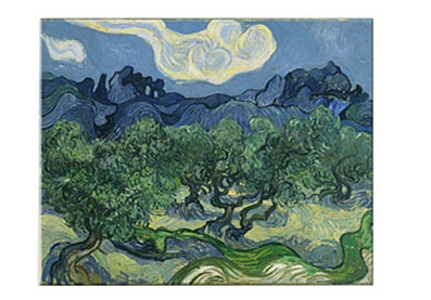 Картина на холсте «Оливковые деревья», Ван Гог Винсент (100 х 78 см) В спальню В прихожую В кабинет В гостиную, гарантия 12 месяцев